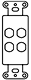 Blank Connector Plate - IWM-4P - Thumbnail