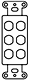 Blank Connector Plate - IWM-6P - Thumbnail